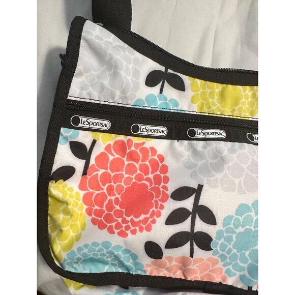 LeSportsac Small Crossbody Bag With Floral Print & Adjustable Strap - Picture 4 of 8